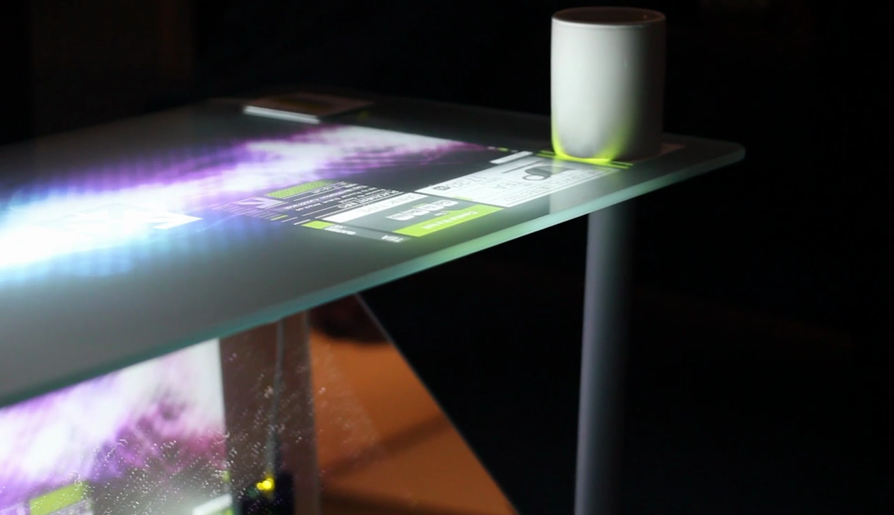 Table Service interactive coffee table by Patrick Robert Doyle